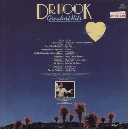 Dr Hook Greatest Hits - Factory Sample vinyl LP album (LP record) UK DHKLPGR871275