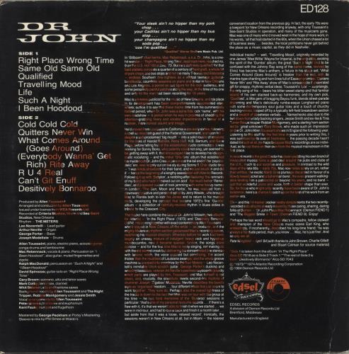 Dr John I Been Hoodood vinyl LP album (LP record) UK DRJLPIB416231