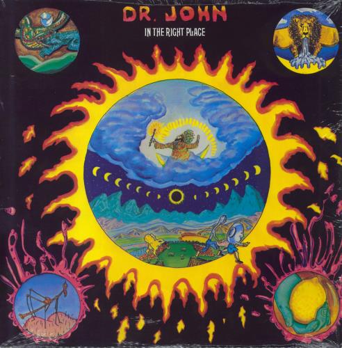 Dr John In The Right Place vinyl LP album (LP record) US DRJLPIN799724