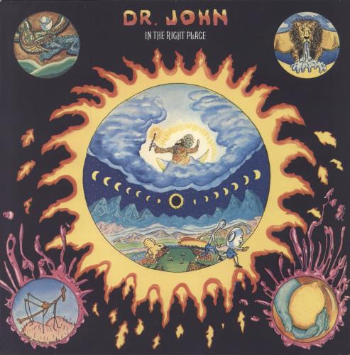 Dr John In The Right Place vinyl LP album (LP record) US DRJLPIN869898