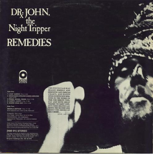 Dr John Remedies - 1st - EX vinyl LP album (LP record) UK DRJLPRE784601