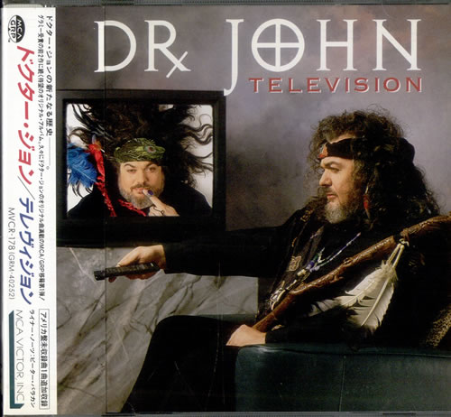 Dr John Television CD album (CDLP) Japanese DRJCDTE509070
