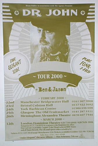 Dr John Tour 2000 poster UK DRJPOTO309730