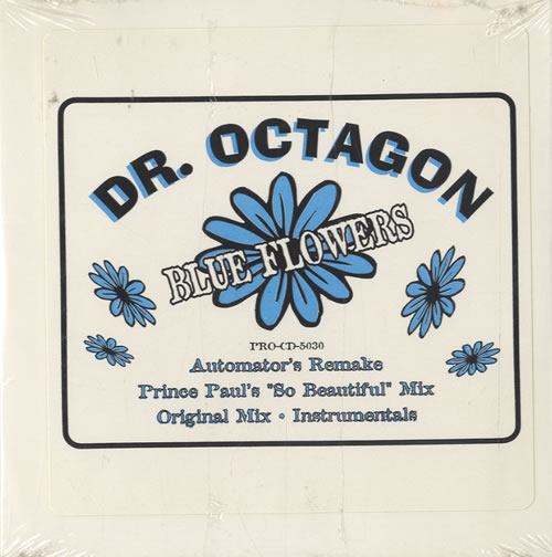 Dr Octagon Blue Flowers CD single (CD5 / 5") US OCTC5BL484024