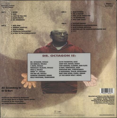 Dr Octagon Dr. Octagonecologyst 2-LP vinyl record set (Double LP Album) US OCT2LDR870006