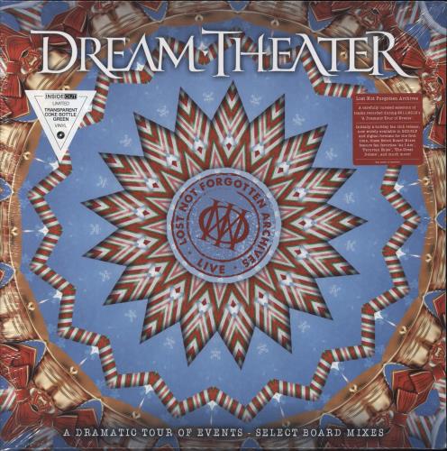 Dream Theater A Dramatic Tour Of Events - Coke Bottle Green Vinyl  - Sealed 3-LP vinyl record set (Triple LP Album) UK DRT3LAD826140