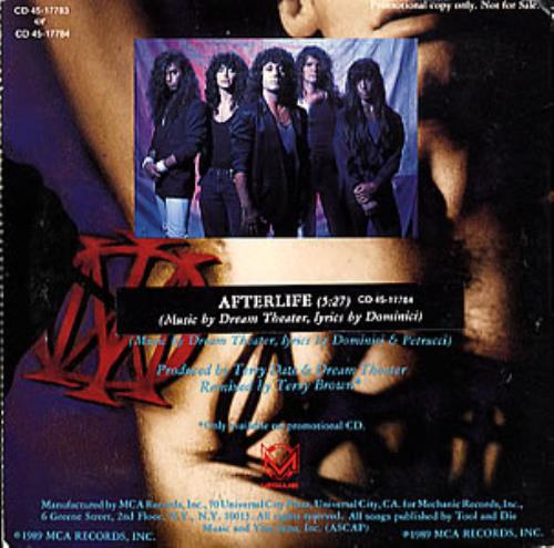 Dream Theater Afterlife CD single (CD5 / 5") US DRTC5AF110593