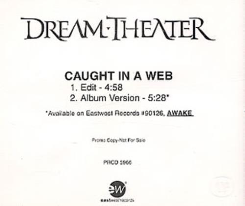 Dream Theater Caught In A Web CD single (CD5 / 5") US DRTC5CA347211