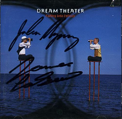 Dream Theater Falling Into Infinity - Autographed CD album (CDLP) US DRTCDFA297072
