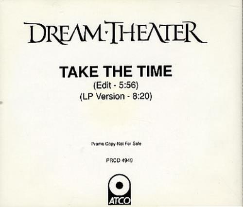 Dream Theater Take The Time CD single (CD5 / 5") US DRTC5TA77310