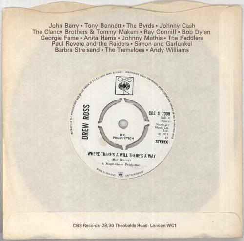 Drew Ross I'm Going Home 7" vinyl single (7 inch record / 45) UK 8T807IM851743