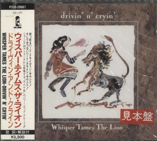 Drivin' N Cryin' Whisper Tames The Lion CD album (CDLP) Japanese D2JCDWH731811