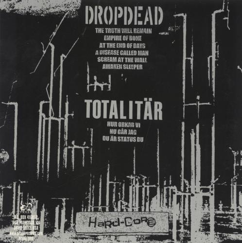 Dropdead Dropdead / Totalit�r 7" vinyl single (7 inch record / 45) US 7R307DR835554