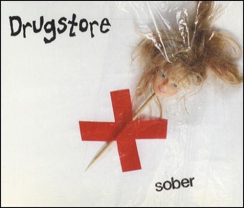 Drugstore Sober - Withdrawn Red Cross Picture Sleeve CD single (CD5 / 5") UK DGSC5SO122778