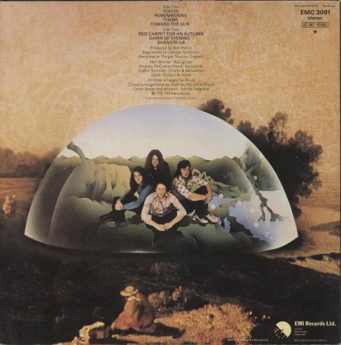 Druid Toward The Sun - VG vinyl LP album (LP record) UK DUILPTO740297