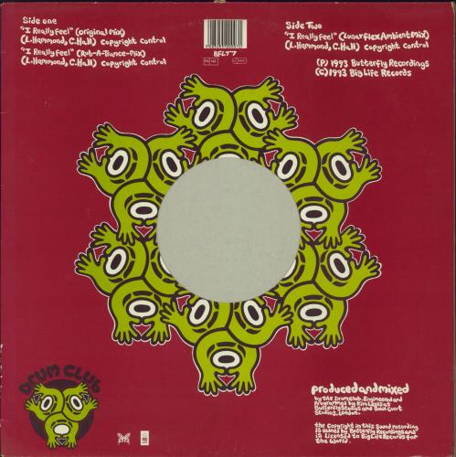 Drum Club I Really Feel 12" vinyl single (12 inch record / Maxi-single) UK O3312IR790566