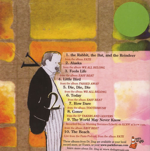 Dr Dog 10 Dr. Dog Songs, For You US Promo CD album (CDLP) (465745)