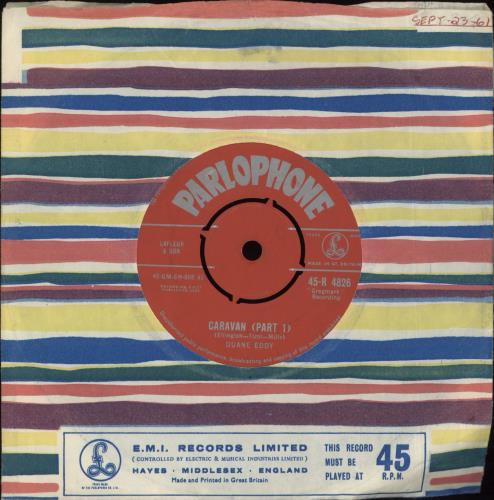 Duane Eddy Caravan 7" vinyl single (7 inch record / 45) UK DUA07CA272899