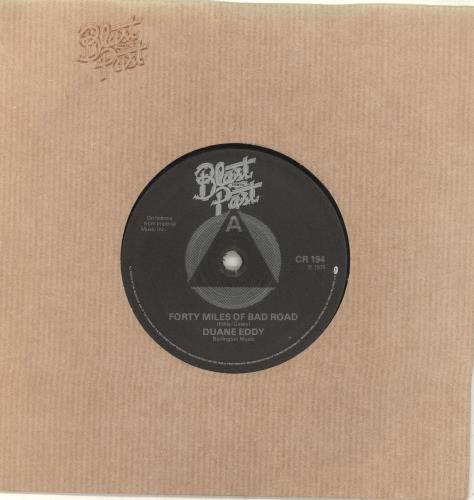 Duane Eddy Forty Miles Of Bad Road 7" vinyl single (7 inch record / 45) UK DUA07FO694570