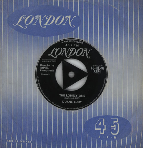 Duane Eddy The Lonely One - 1st 7" vinyl single (7 inch record / 45) UK DUA07TH570574