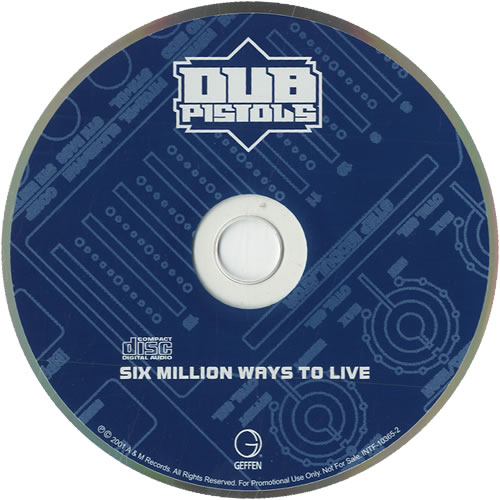 Dub Pistols Six Million Ways To Live CD album (CDLP) US DBICDSI459509