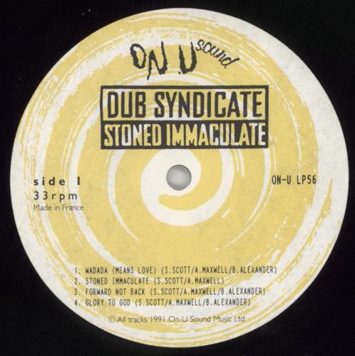 Dub Syndicate Stoned Immaculate vinyl LP album (LP record) UK DH7LPST444452