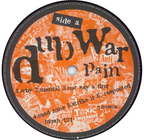 Dub War Pain vinyl LP album (LP record) UK DC4LPPA515221