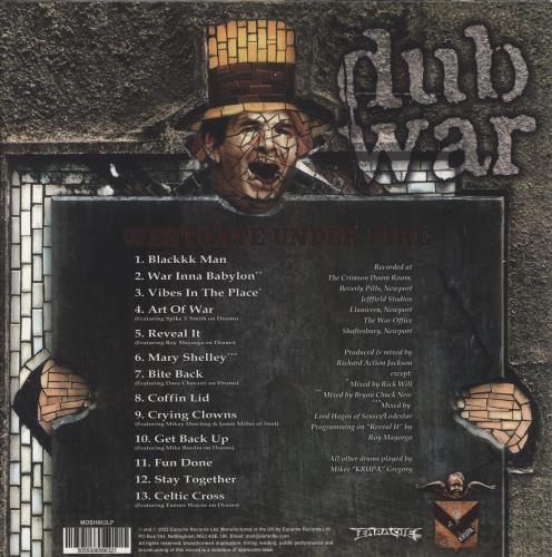 Dub War Westgate Under Fire - Red Vinyl - Autographed vinyl LP album (LP record) UK DC4LPWE875421