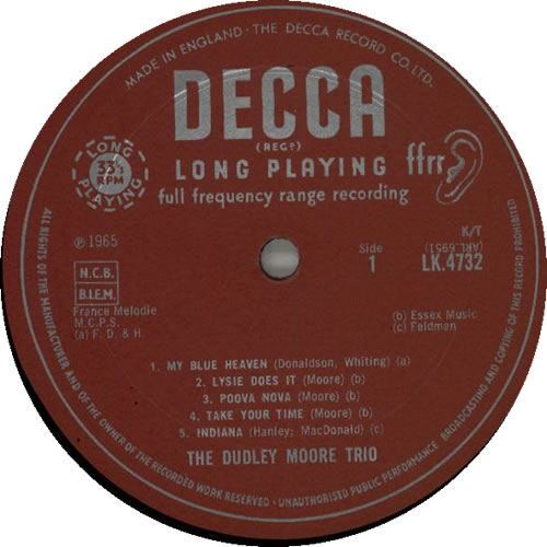 Dudley Moore The Other Side Of Dudley Moore vinyl LP album (LP record) UK DLELPTH512038