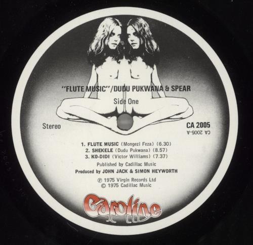 Dudu Pukwana Flute Music vinyl LP album (LP record) UK DQ3LPFL656260
