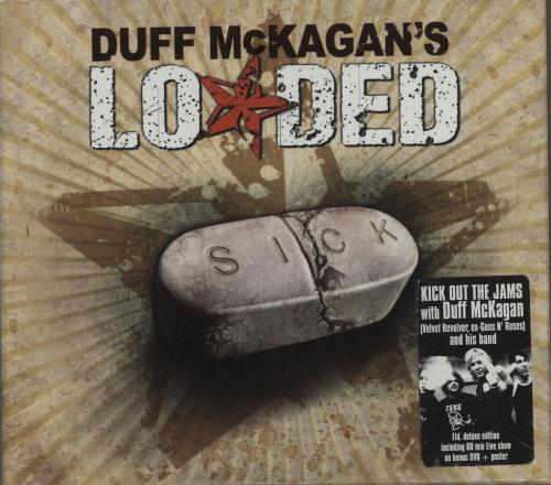 Duff McKagan's Loaded Sick 2-disc CD/DVD set UK DU82DSI681215