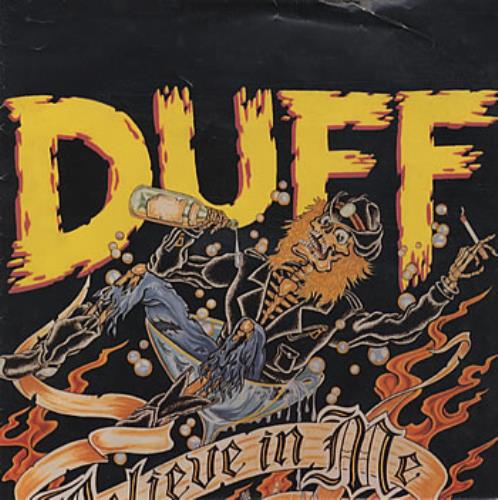 Duff McKagan Believe In Me tour programme UK DMCTRBE322755