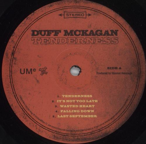 Duff McKagan Tenderness vinyl LP album (LP record) US DMCLPTE881414