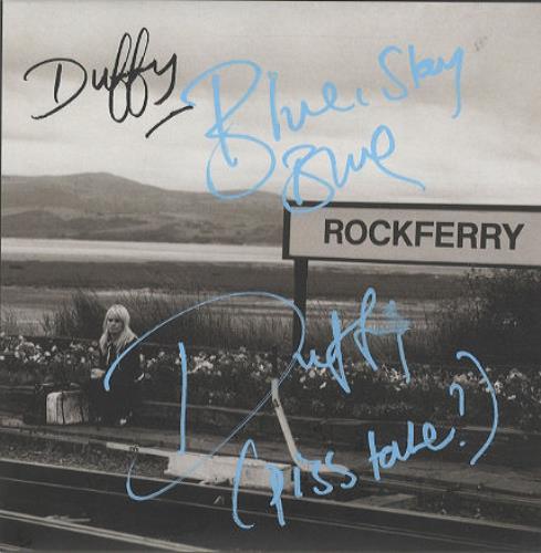 Duffy (Pop) Rockferry - Autographed 7" vinyl single (7 inch record / 45) UK DUF07RO442722
