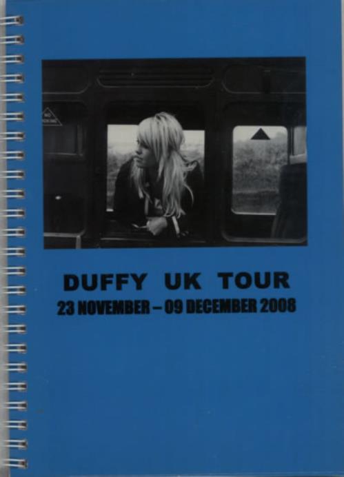 Duffy (Pop) UK Tour 2008 Itinerary UK DUFITUK613898