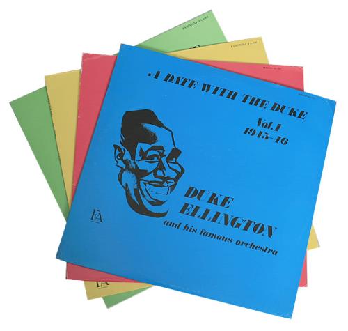 Duke Ellington A Date With The Duke Volumes 1 - 4 4-LP vinyl album record set US DA34LAD445476