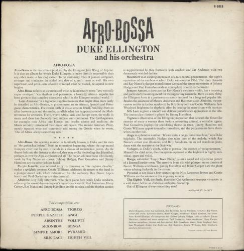 Duke Ellington Afro-Bossa - VG Sleeve vinyl LP album (LP record) US DA3LPAF887895