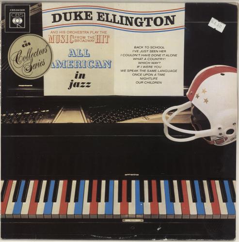 Duke Ellington All American In Jazz vinyl LP album (LP record) French DA3LPAL548081