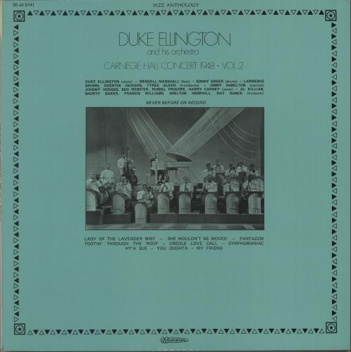 Duke Ellington Carnegie Hall Concert 1948 - Vol. 2 vinyl LP album (LP record) French DA3LPCA669433