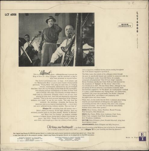 Duke Ellington Ellington '55 - Grey Labels vinyl LP album (LP record) UK DA3LPEL542631