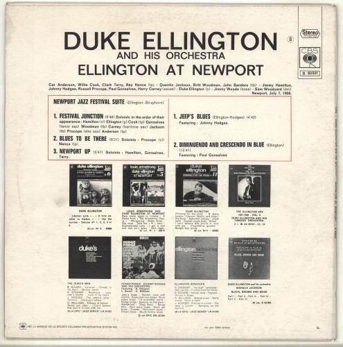Duke Ellington Ellington At Newport - Matt Sleeve vinyl LP album (LP record) French DA3LPEL691355