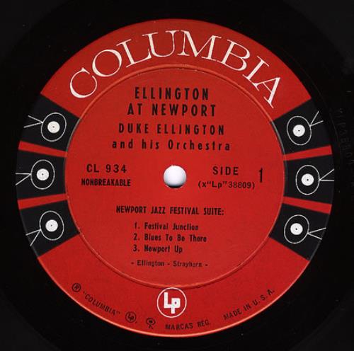 Duke Ellington Ellington At Newport vinyl LP album (LP record) US DA3LPEL374793