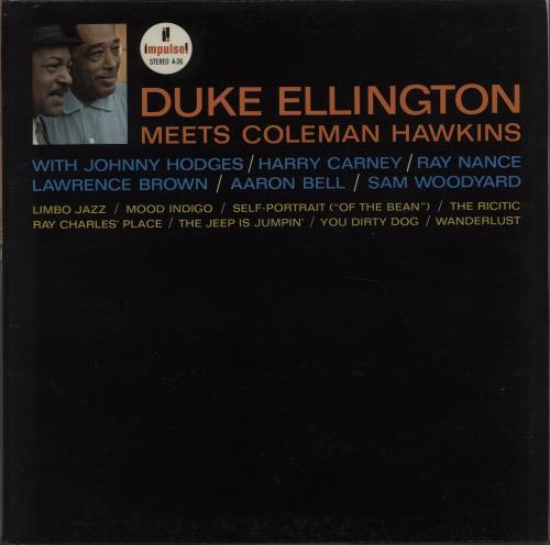 Duke Ellington Meets Coleman Hawkins - 1st vinyl LP album (LP record) US DA3LPME541104