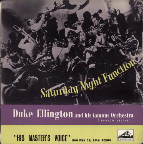 Duke Ellington Saturday Night Function 10" vinyl single (10 inch record) UK DA310SA781161