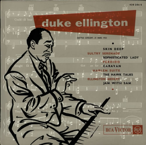 Duke Ellington Seattle Concert, 25 Mars 1952 vinyl LP album (LP record) French DA3LPSE598368