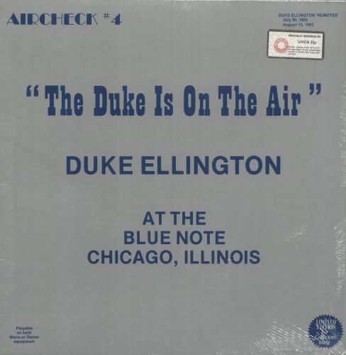 Duke Ellington The Duke Is On The Air - From The Blue Note vinyl LP album (LP record) Canadian DA3LPTH590429