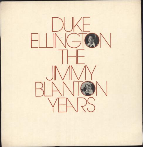 Duke Ellington The Jimmy Blanton Years vinyl LP album (LP record) Italian DA3LPTH332380