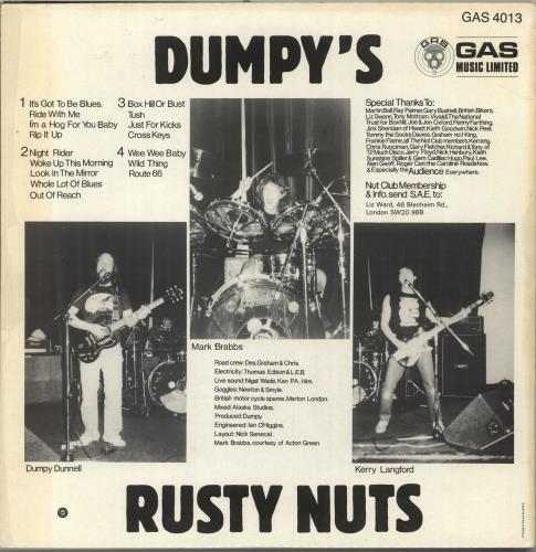 Dumpy's Rusty Nuts Somewhere In England 2-LP vinyl record set (Double LP Album) French DYR2LSO695546