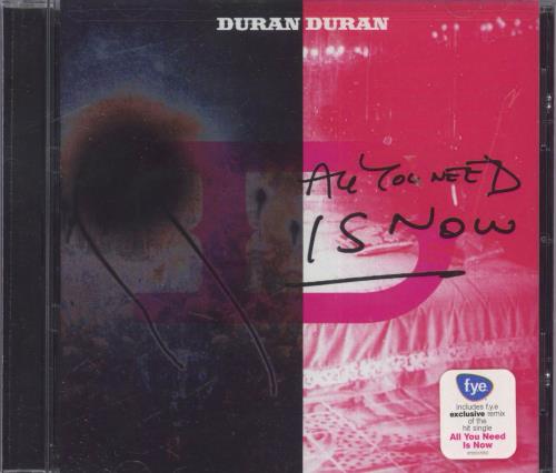 Duran Duran All You Need Is Now - Sealed CD album (CDLP) US DDNCDAL833311