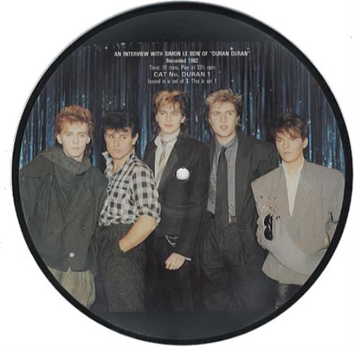 Duran Duran An Interview With Simon Le Bon 7" vinyl picture disc (7 inch picture disc single) UK DDN7PAN339701